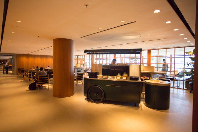 Cathay Pacific Pier Business Lounge Food Hall